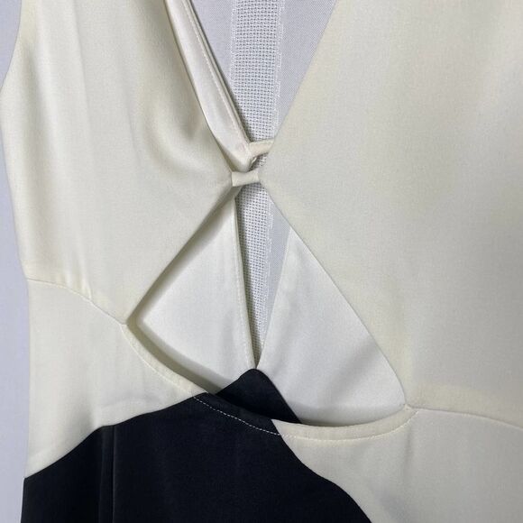 TOBI Sent With Love Color Block Sleeveless Cutout Bodycon Mini Dress Medium - Picture 12 of 13